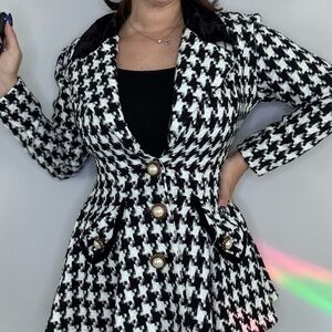 90’s Vintage Houndstooth Blazer